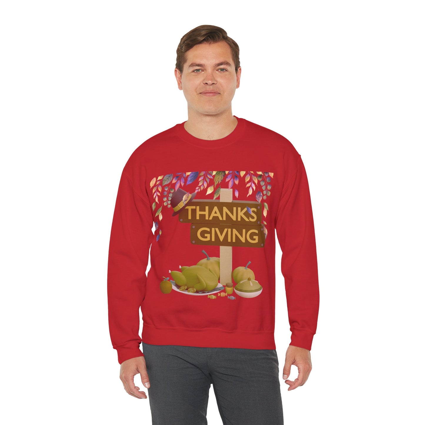 Thanksgiving Vibes Crewneck Sweatshirt | Thanksgiving Sweater | True North