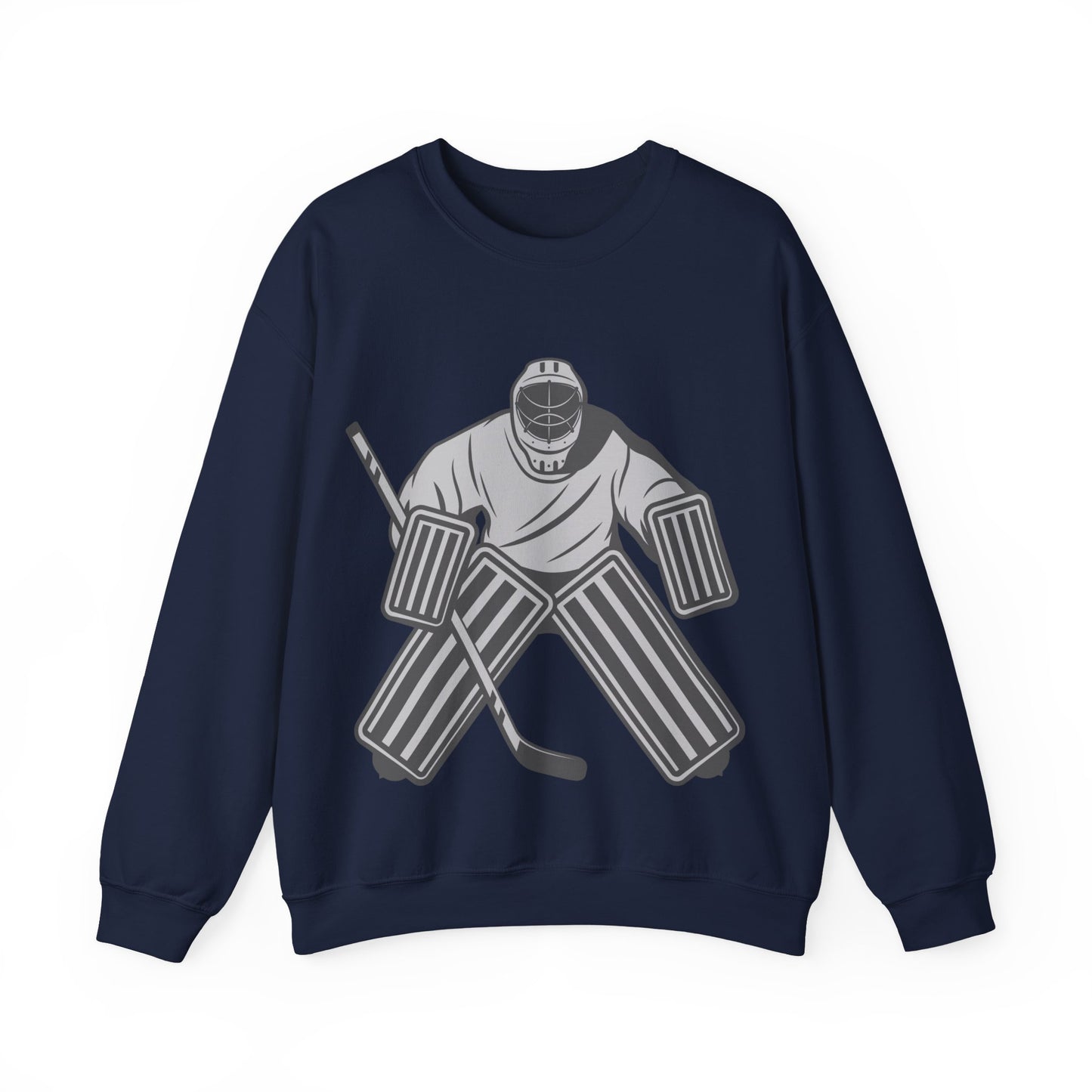 Goalie Hockey Crewneck Sweatshirt | Cozy Winter Pullover | True North