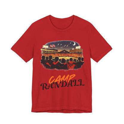 Camp Randall Stadium Football T‑Shirt – Retro Night Game Crew JERSEY Tee MADISON