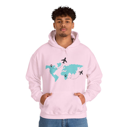 Travel Lover's Map Hoodie | True North