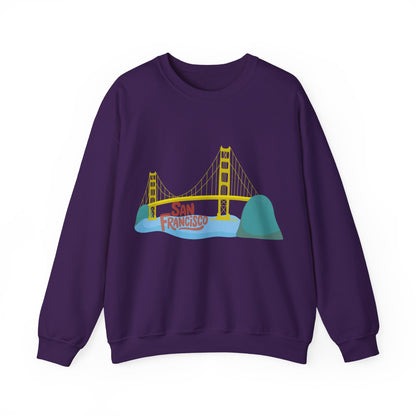 San Francisco Bridge Sweatshirt | California Travel Souvenir | True North