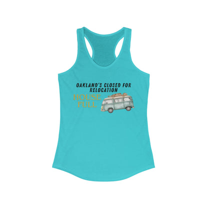 OAKLAND Closed for Relocation House Full | Women’s Ideal Racerback Tank | True North