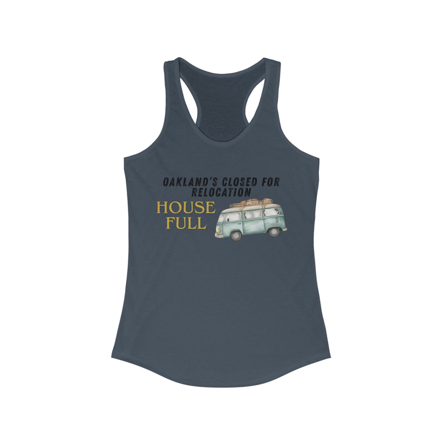 OAKLAND Closed for Relocation House Full | Women’s Ideal Racerback Tank | True North