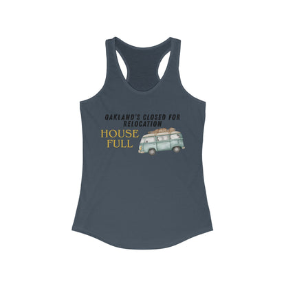 OAKLAND Closed for Relocation House Full | Women’s Ideal Racerback Tank | True North