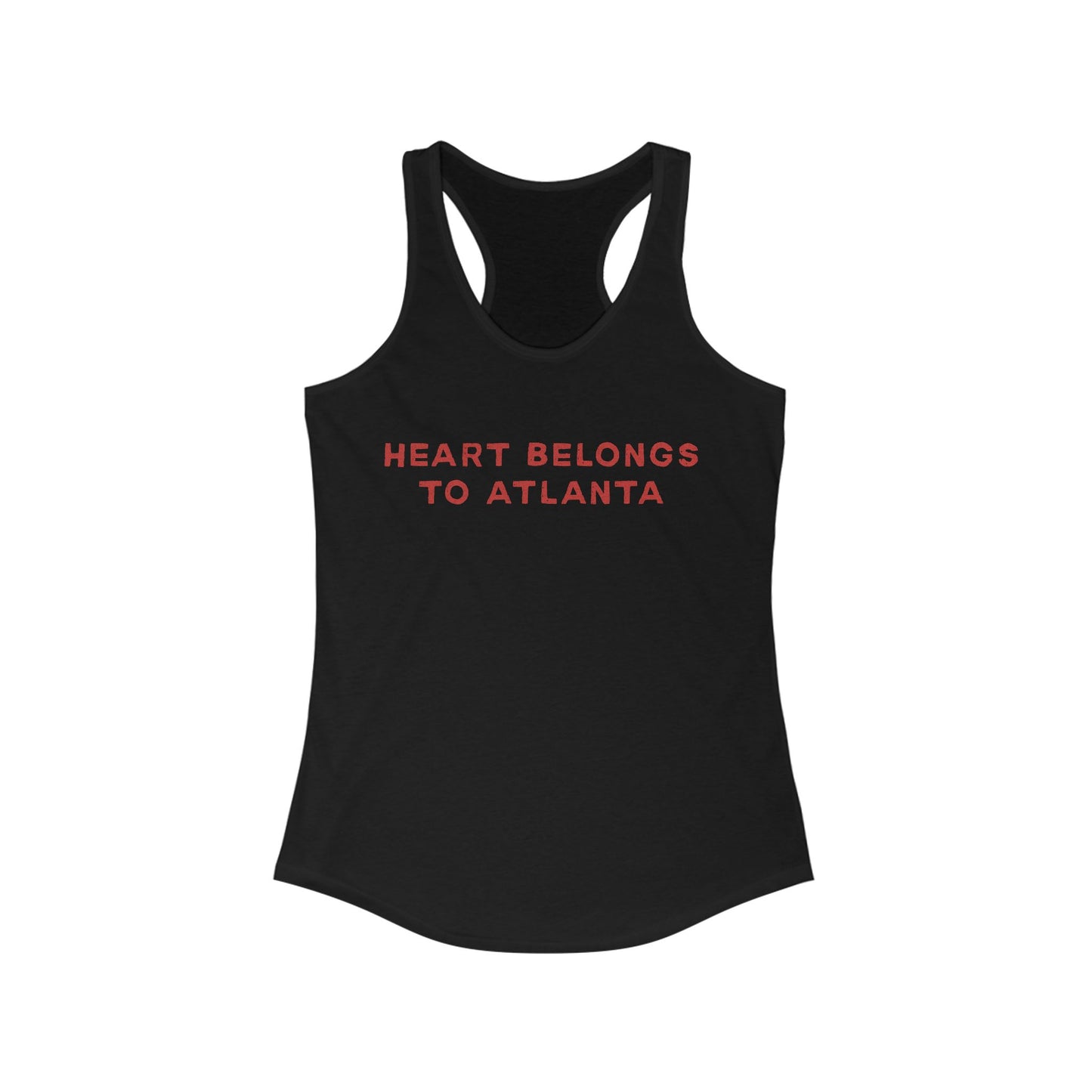 Heart belongs to ATLANTA | Women’s Ideal Racerback Tank | True North