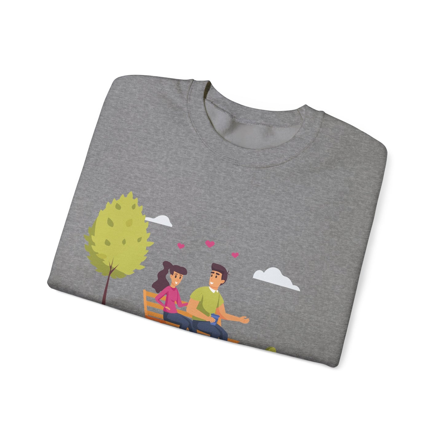 Cute Couple Crewneck Sweatshirt | Cozy Relationship Apparel | True North