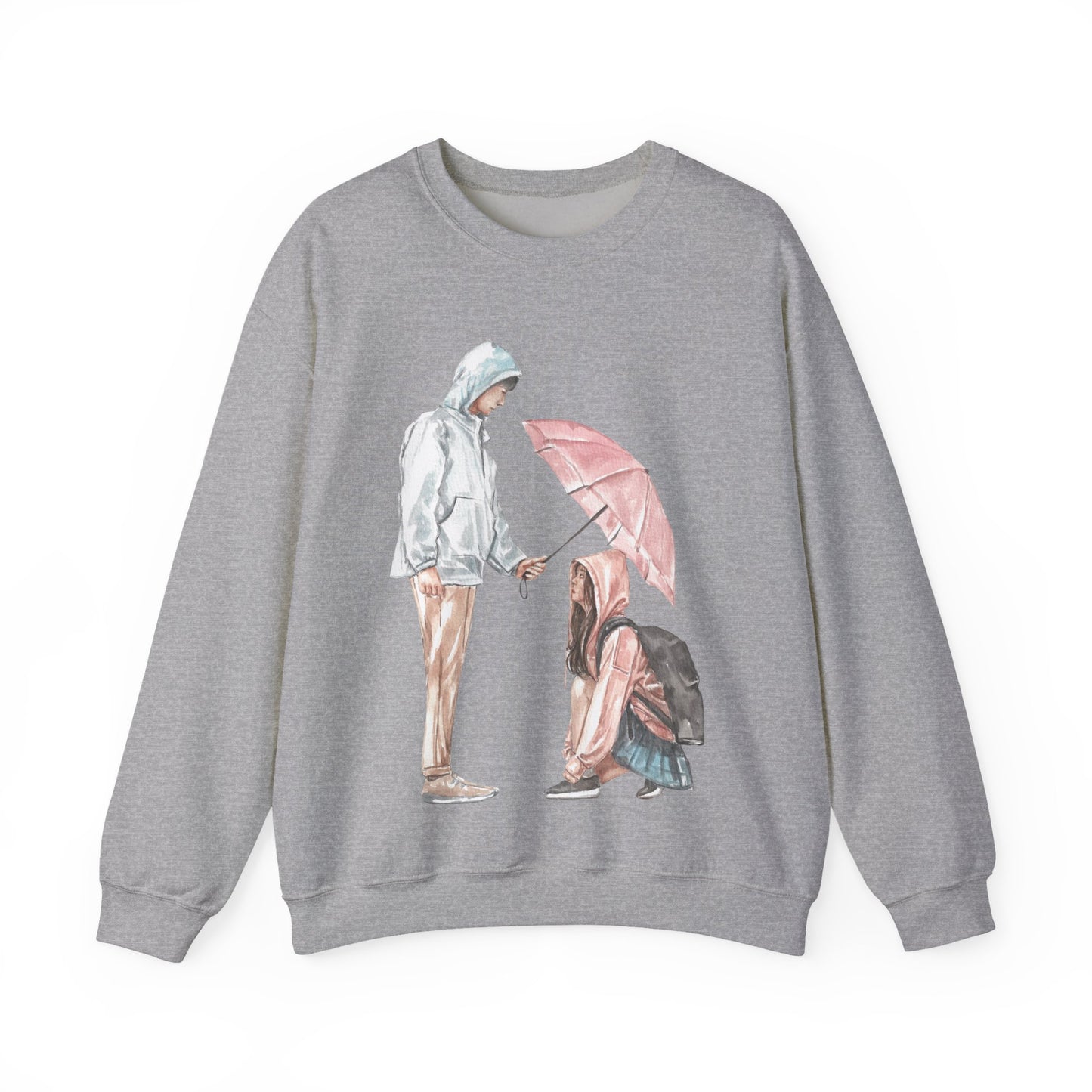 Embracing Love Crewneck Sweatshirt | Cozy Pullover for Couples | True North