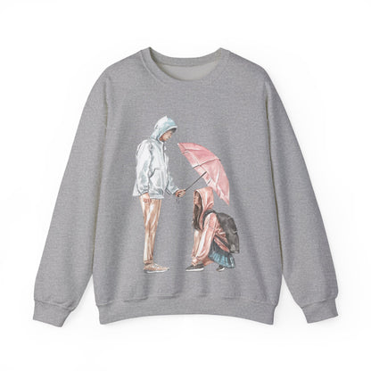 Embracing Love Crewneck Sweatshirt | Cozy Pullover for Couples | True North