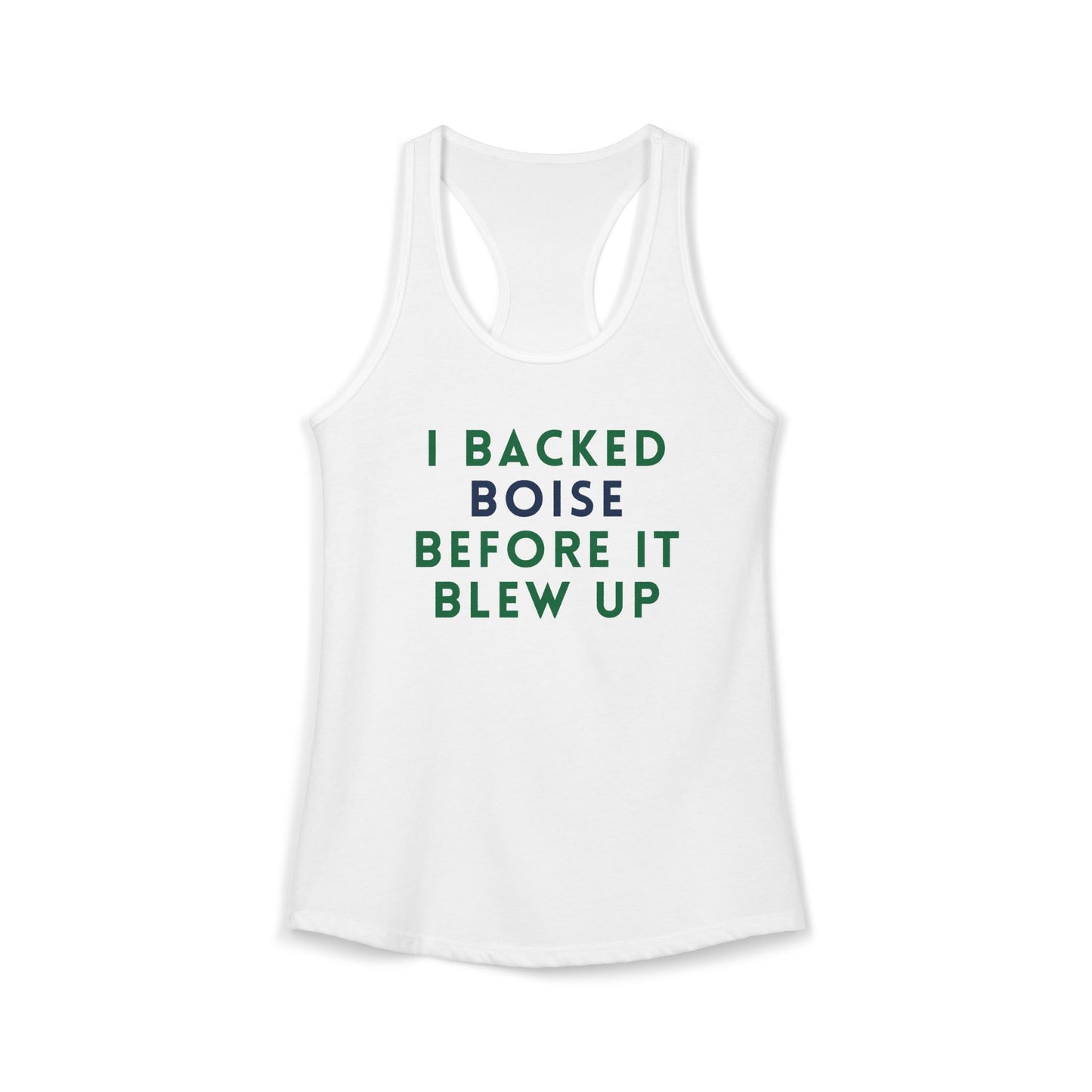 Women's Ideal Racerback Tank BOISE