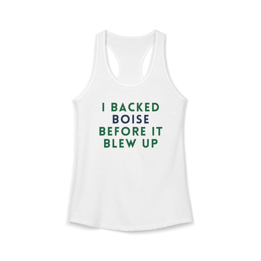 Women's Ideal Racerback Tank BOISE