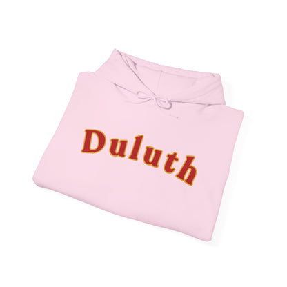 Duluth Retro Arch Hoodie — Vintage College-Style Pullover