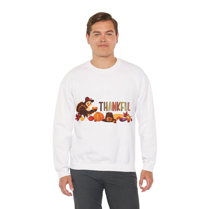 Thankful Thanksgiving Crewneck Sweatshirt  | True North