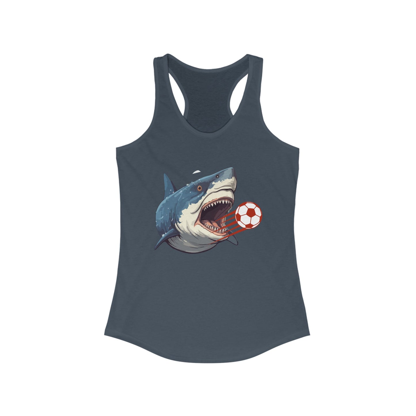 SHARK Soccer | Women’s Ideal Racerback Tank | True North