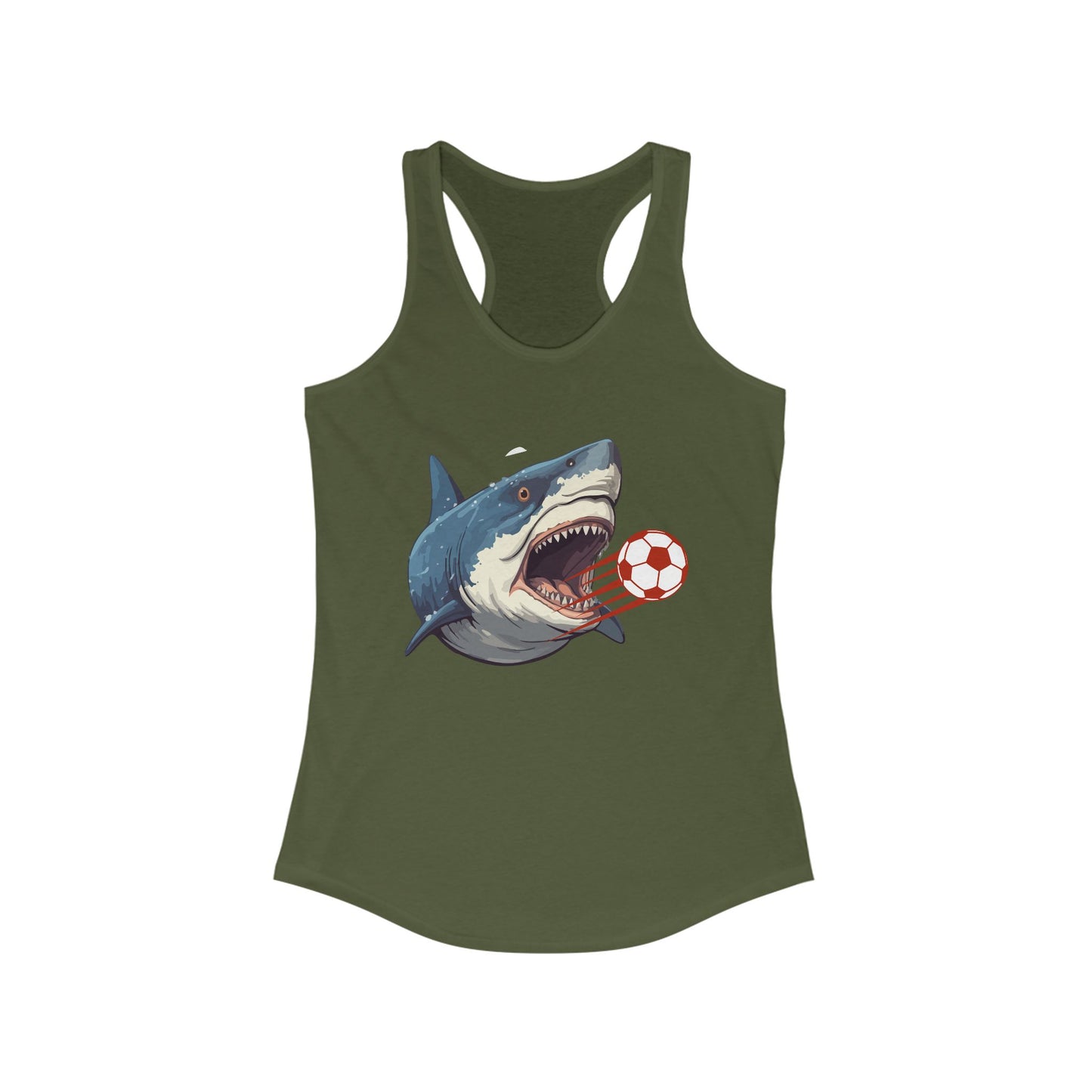 SHARK Soccer | Women’s Ideal Racerback Tank | True North