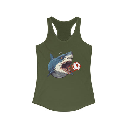 SHARK Soccer | Women’s Ideal Racerback Tank | True North