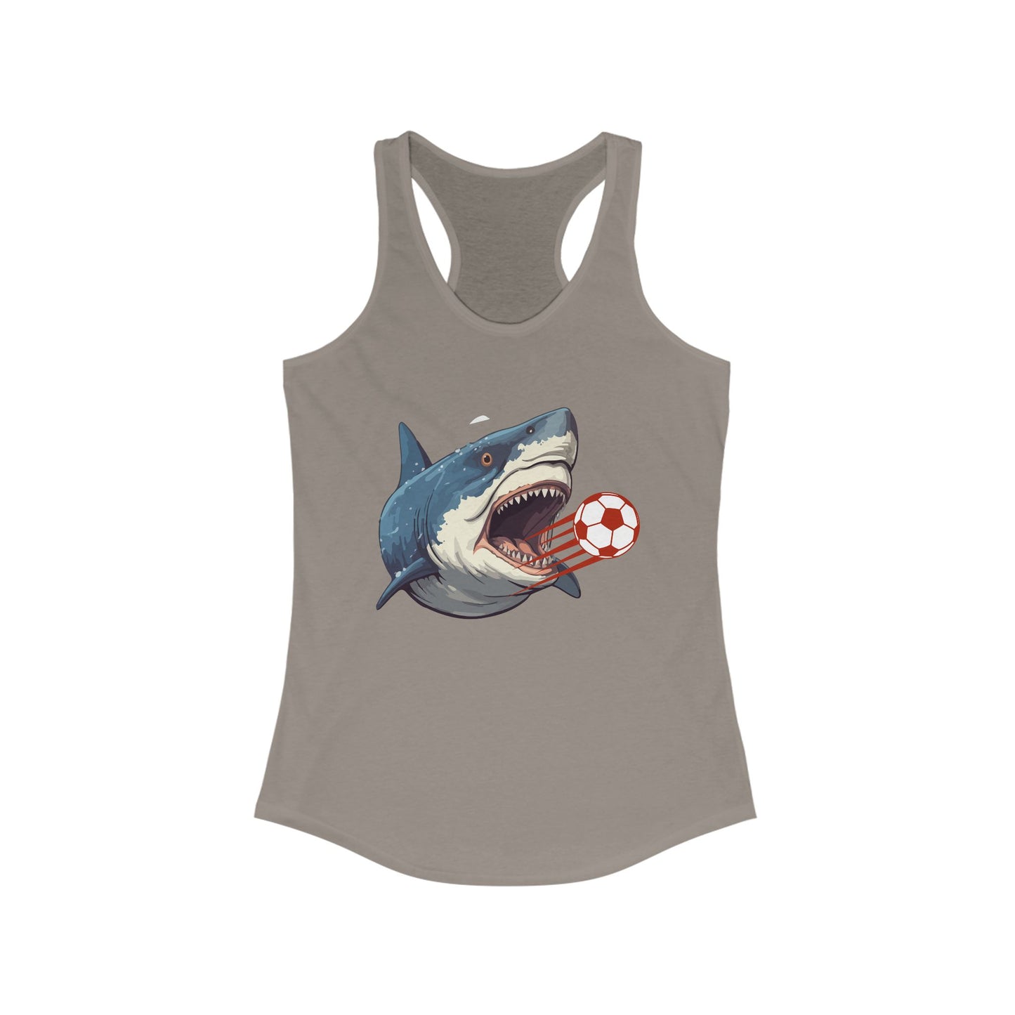 SHARK Soccer | Women’s Ideal Racerback Tank | True North