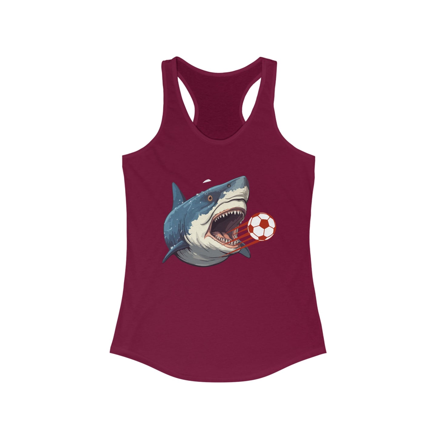 SHARK Soccer | Women’s Ideal Racerback Tank | True North