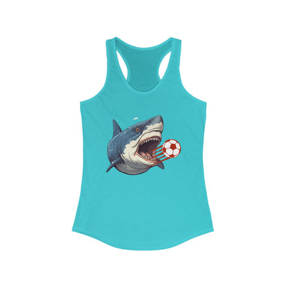 SHARK Soccer | Women’s Ideal Racerback Tank | True North