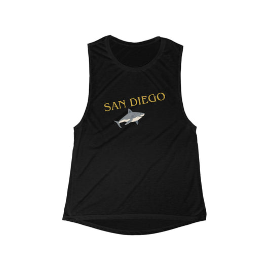 San Diego | Women’s Flowy Scoop Muscle Tank | True North