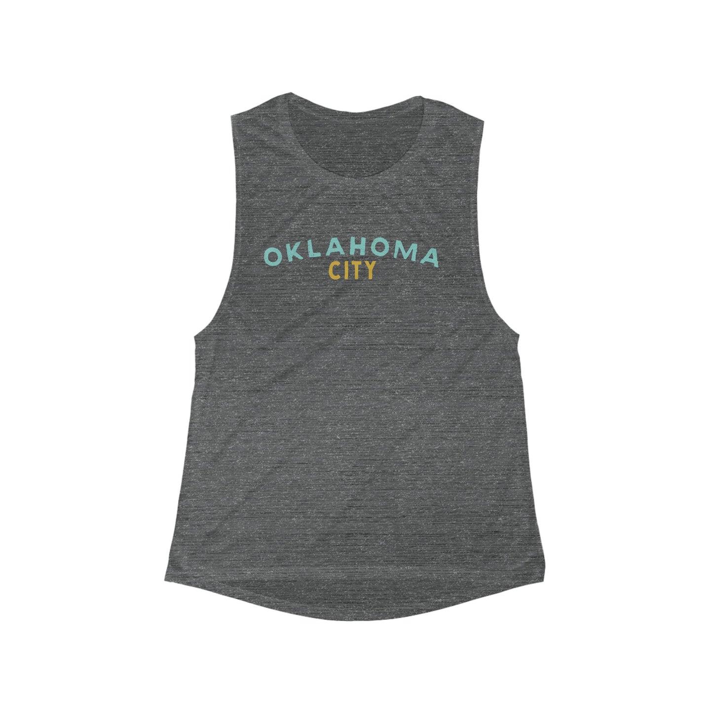 OKLAHOMA City | Women’s Flowy Scoop Muscle Tank | True North