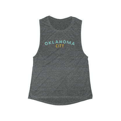 OKLAHOMA City | Women’s Flowy Scoop Muscle Tank | True North