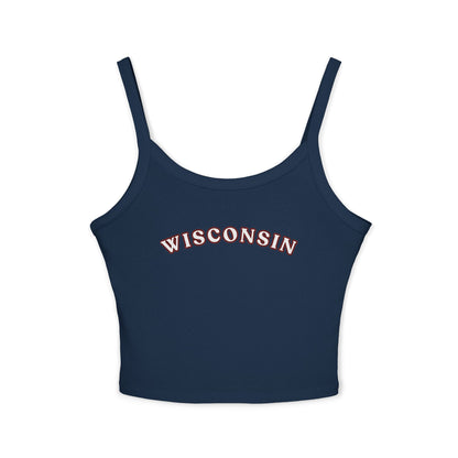 Wisconsin Women Spaghetti Strap Tank Top | Premium Fit | True North