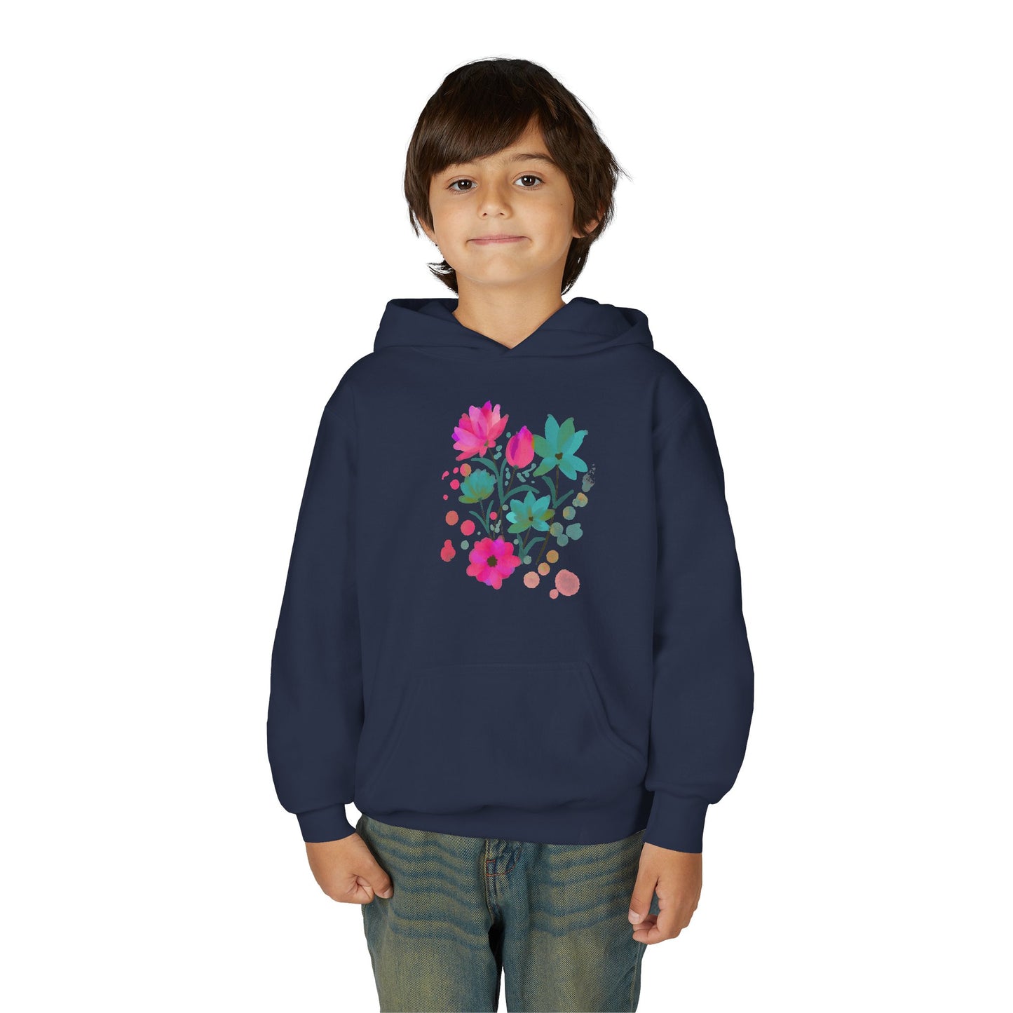 Floral Youth Hoodie | Stylish Layering | True North