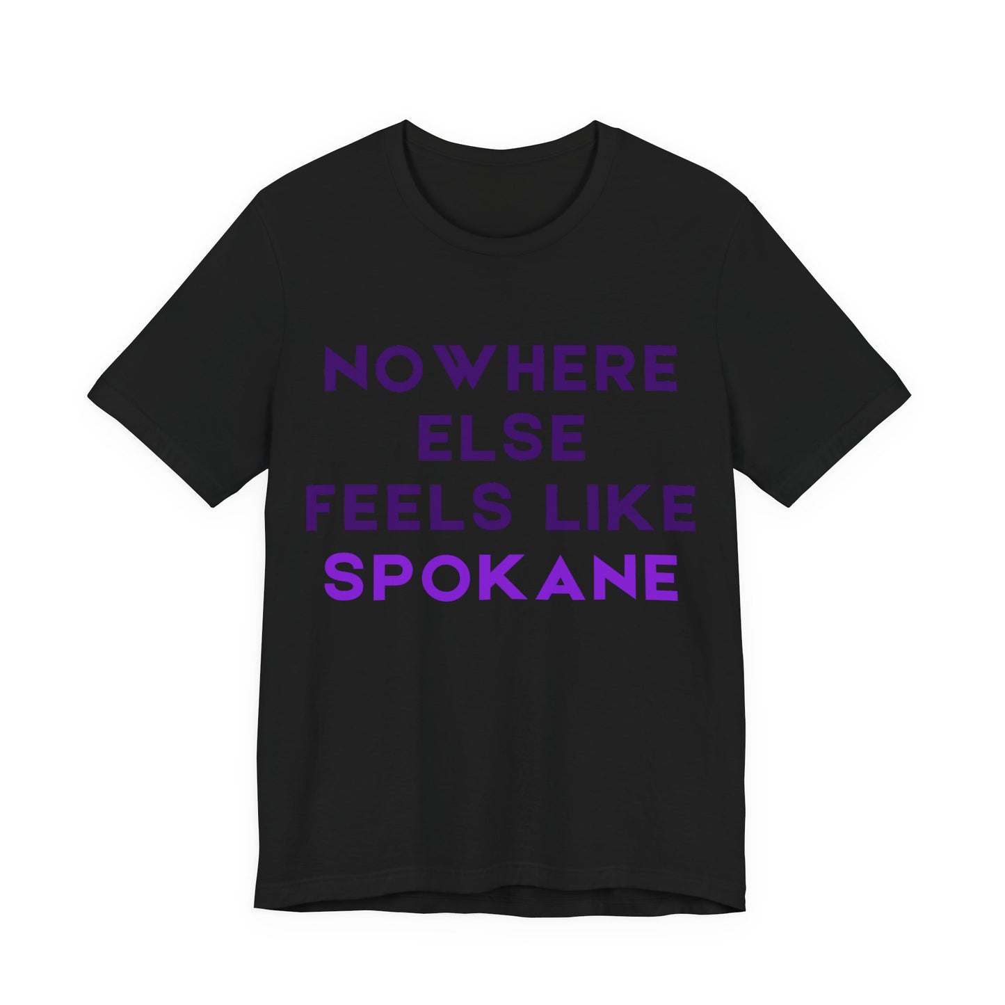 Spokane Pride T-Shirt — "Nowhere Else Feels Like Spokane" Graphic Tee