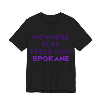 Spokane Pride T-Shirt — "Nowhere Else Feels Like Spokane" Graphic Tee