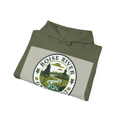 Boise River Greenbelt Hoodie — Scenic Outdoor Trail Sweatshirt