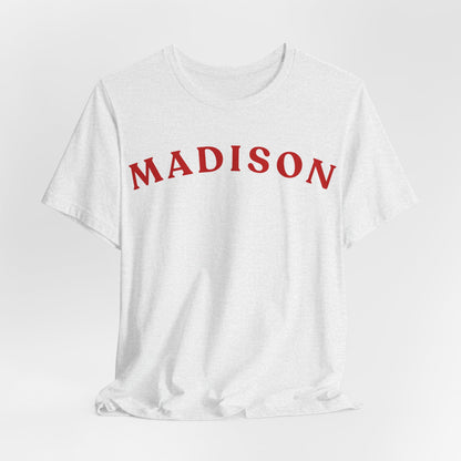 Madison Arc Name T‑Shirt — Personalized City/Name Tee