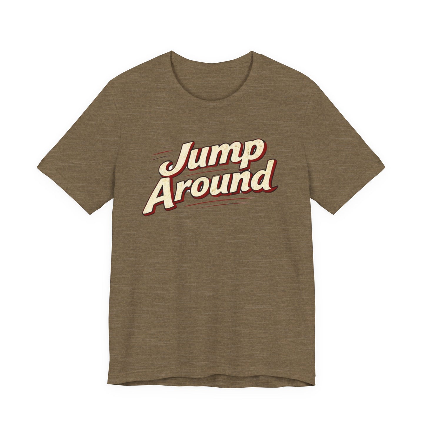 Jump Around Vintage Graphic Tee — Retro Dance Party JERSEY T‑Shirt MADISON
