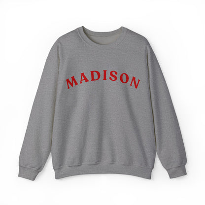 Madison Arch Crewneck Men/Unisex Sweatshirt | Classic Comfort | True North