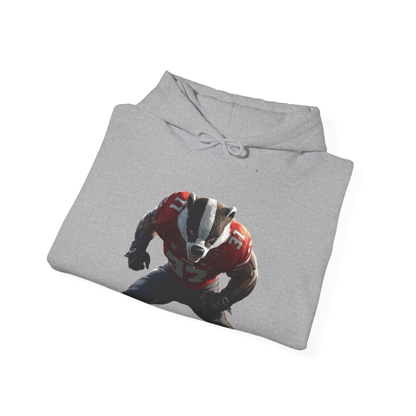 Madison Athletic Badger Hoddie Men/Unisex Animal Mascot | Soft Midweight | True North