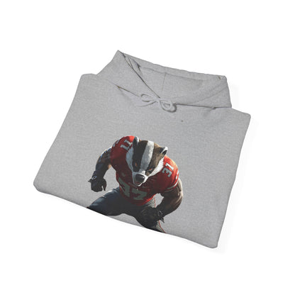 Madison Athletic Badger Hoddie Men/Unisex Animal Mascot | Soft Midweight | True North