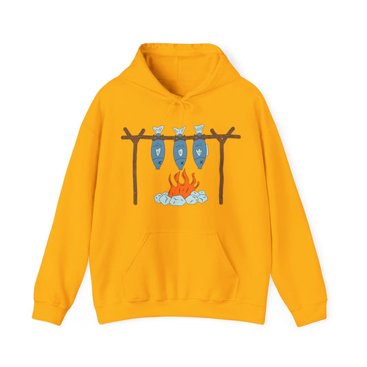 Polar Fishing Vibes Unisex Hoodie | Nature Enthusiasts | True North