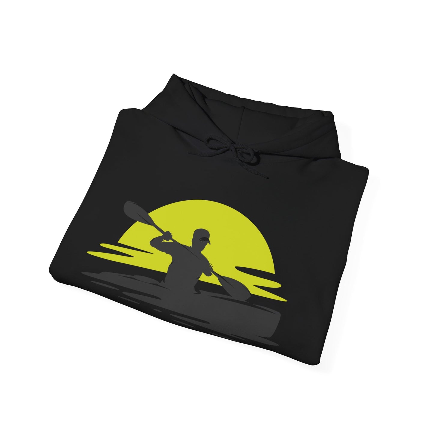 Sunset Kayaker Hooded Sweatshirt | Kayaking Lovers | True North
