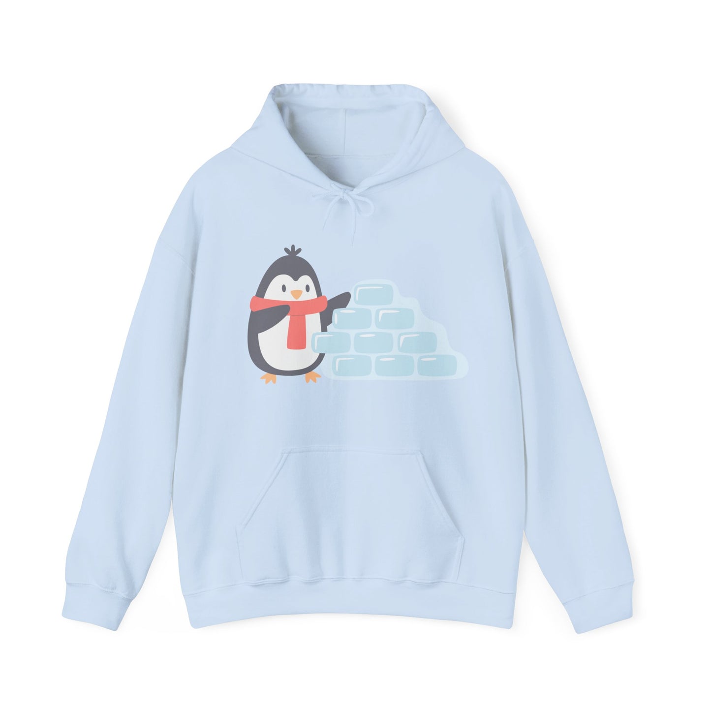 Cozy Penguin Hoodie | Winter Sweatshirt with Cute Holiday Theme | True North