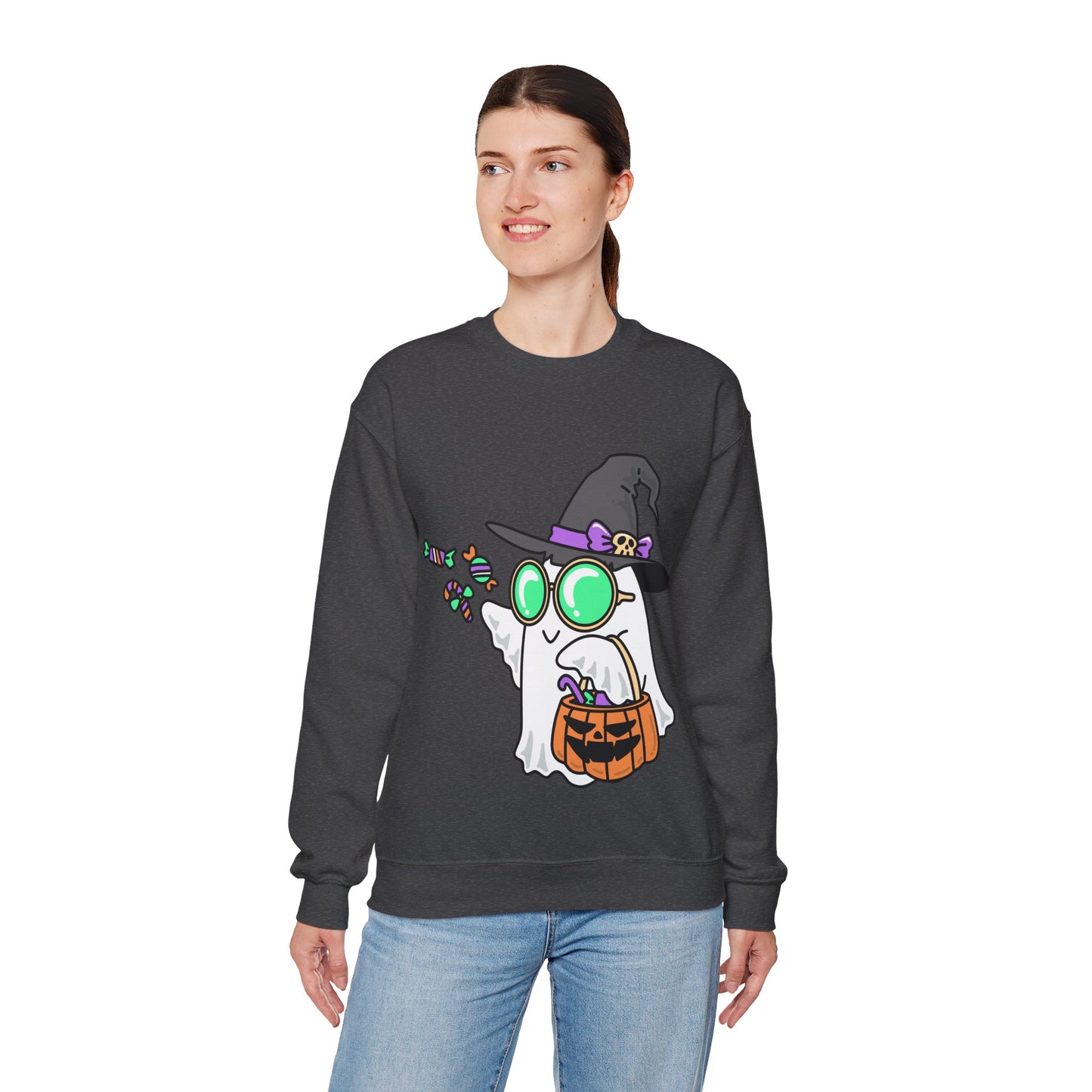 Halloween Ghost Crewneck Sweatshirt | True North