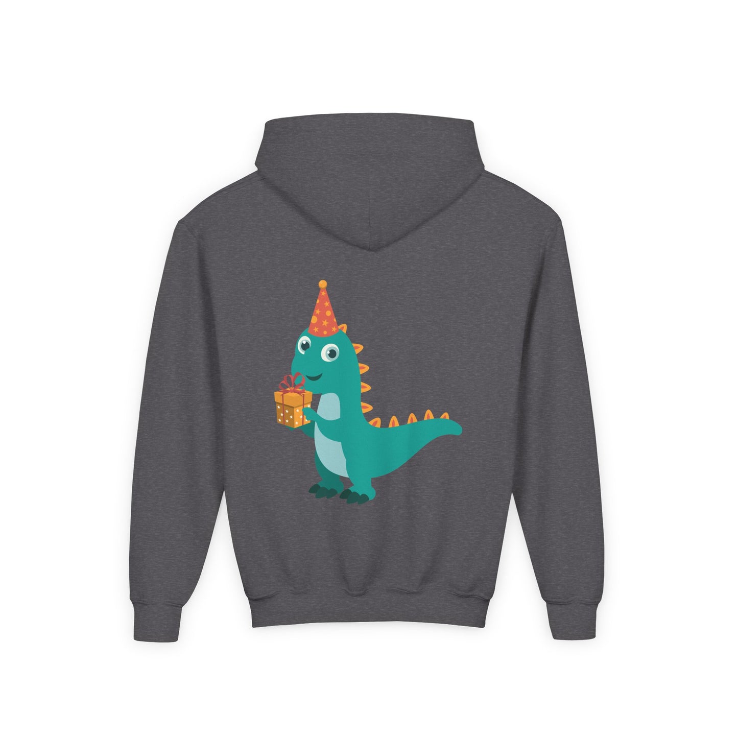 Fun Dinosaur Kids Party Hoodie | Train Design | True North