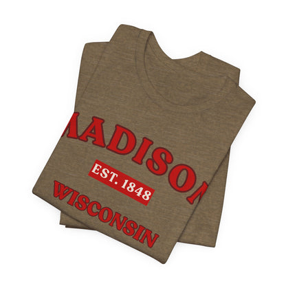 Madison Wisconsin Established 1848 JERSEY Tee