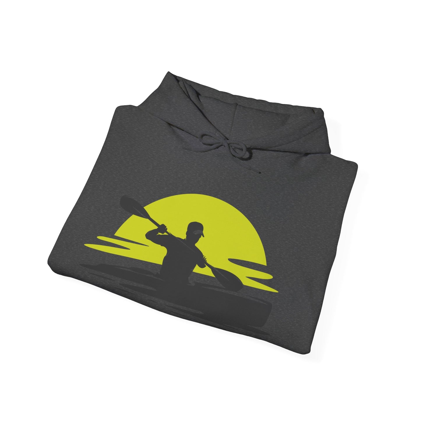 Sunset Kayaker Hooded Sweatshirt | Kayaking Lovers | True North