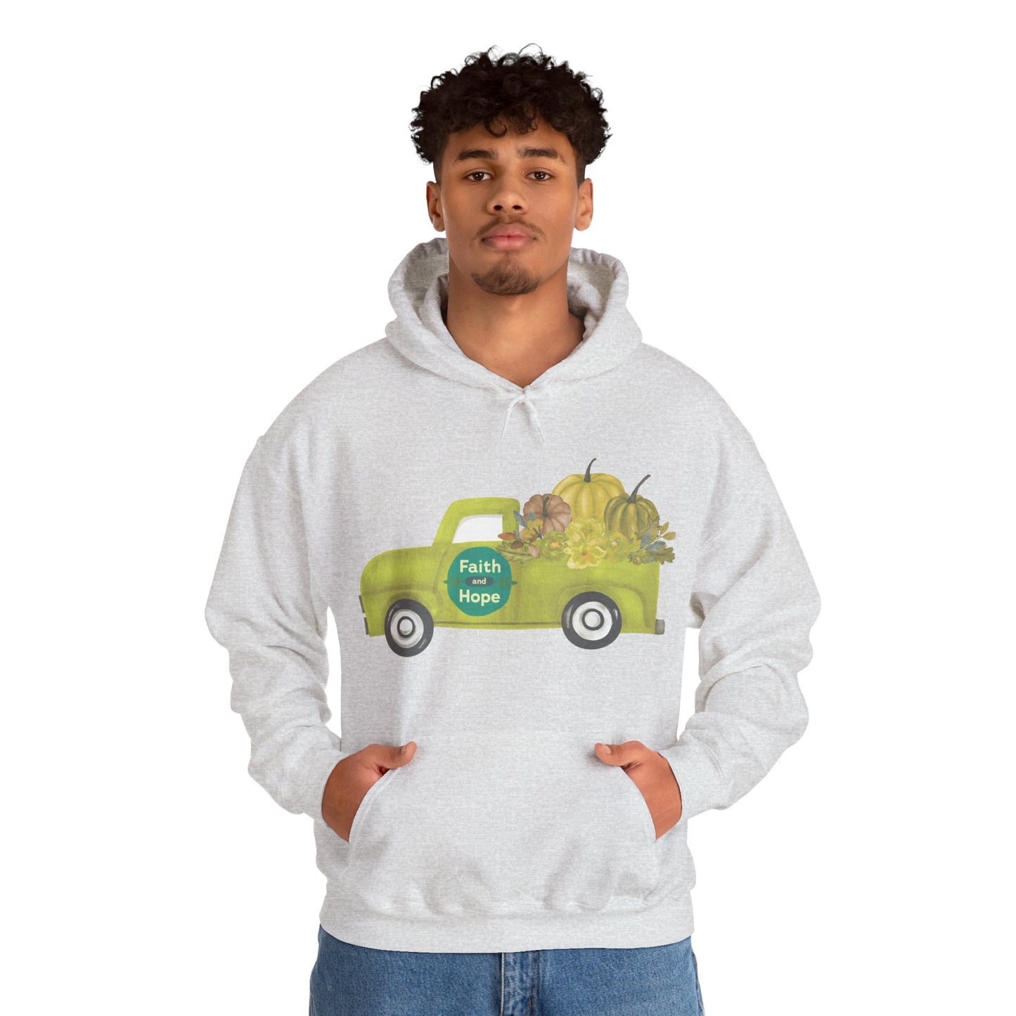 Faith & Hope Vintage Truck Hoodie | Autumn Wardrobe | True North