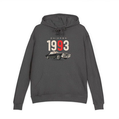 Vintage 1993 Chicago Car Hoodie | Retro Automotive Sweatshirt | True North