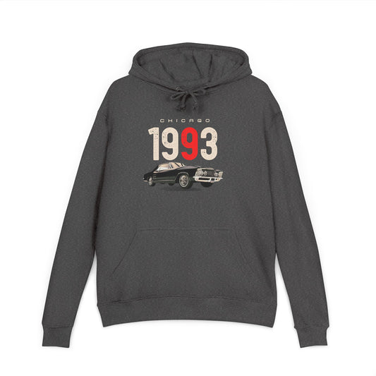 Vintage 1993 Chicago Car Hoodie | Retro Automotive Sweatshirt | True North