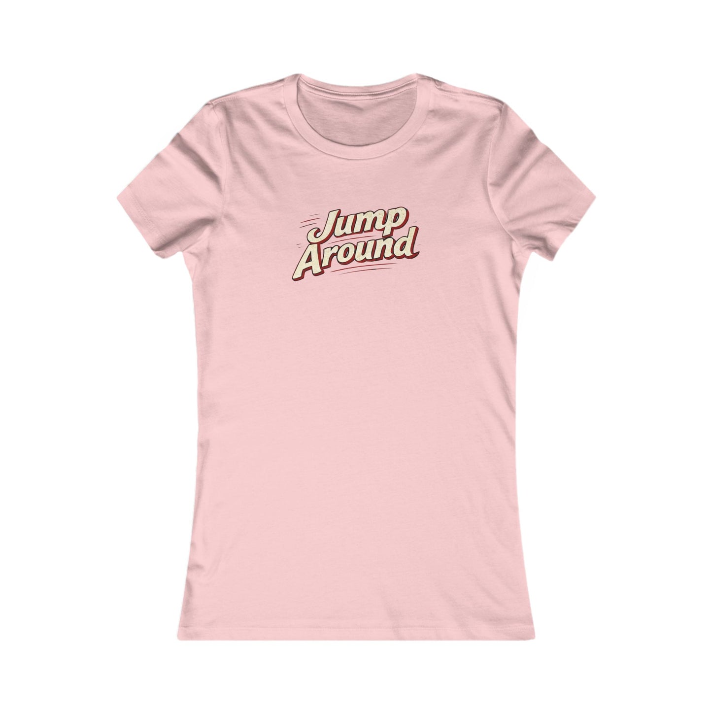 Jump Around Women's Graphic Tee — Retro Script Vintage Vibe MADISON