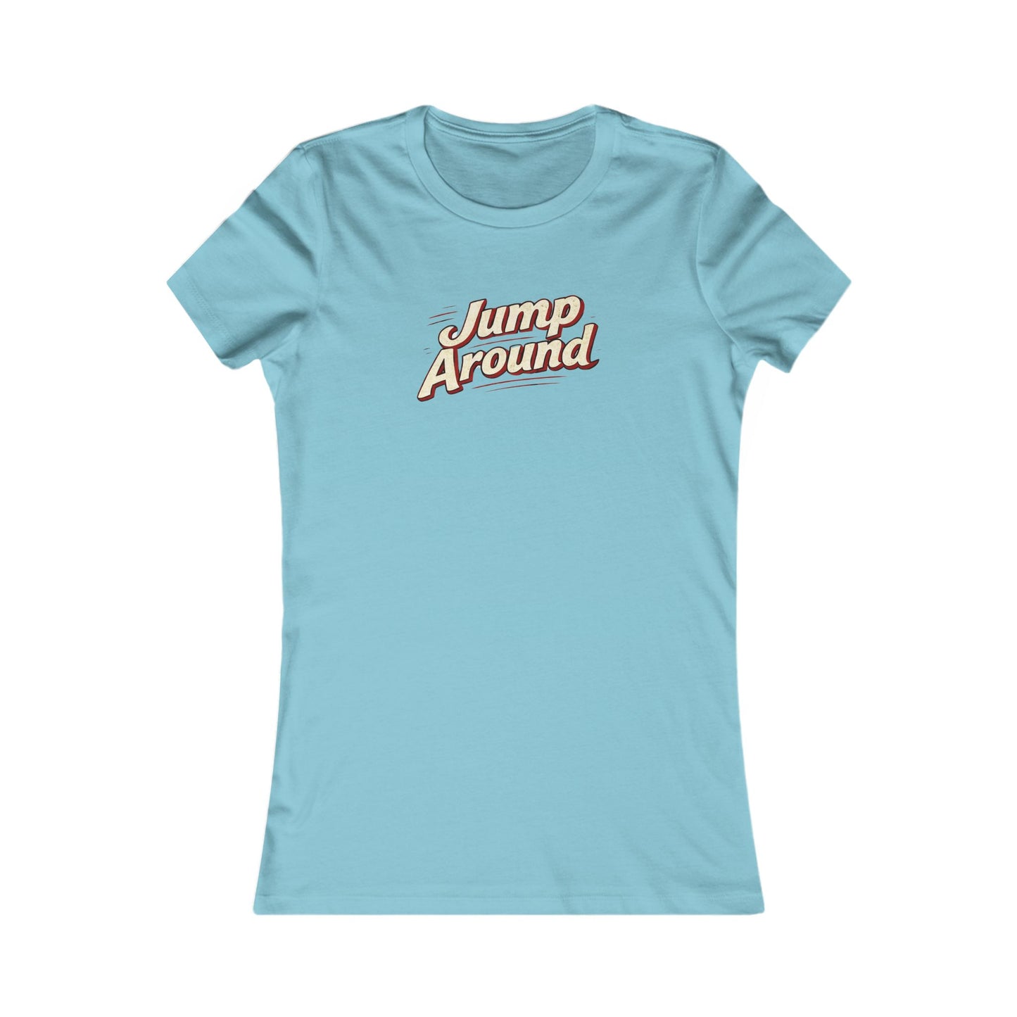 Jump Around Women's Graphic Tee — Retro Script Vintage Vibe MADISON