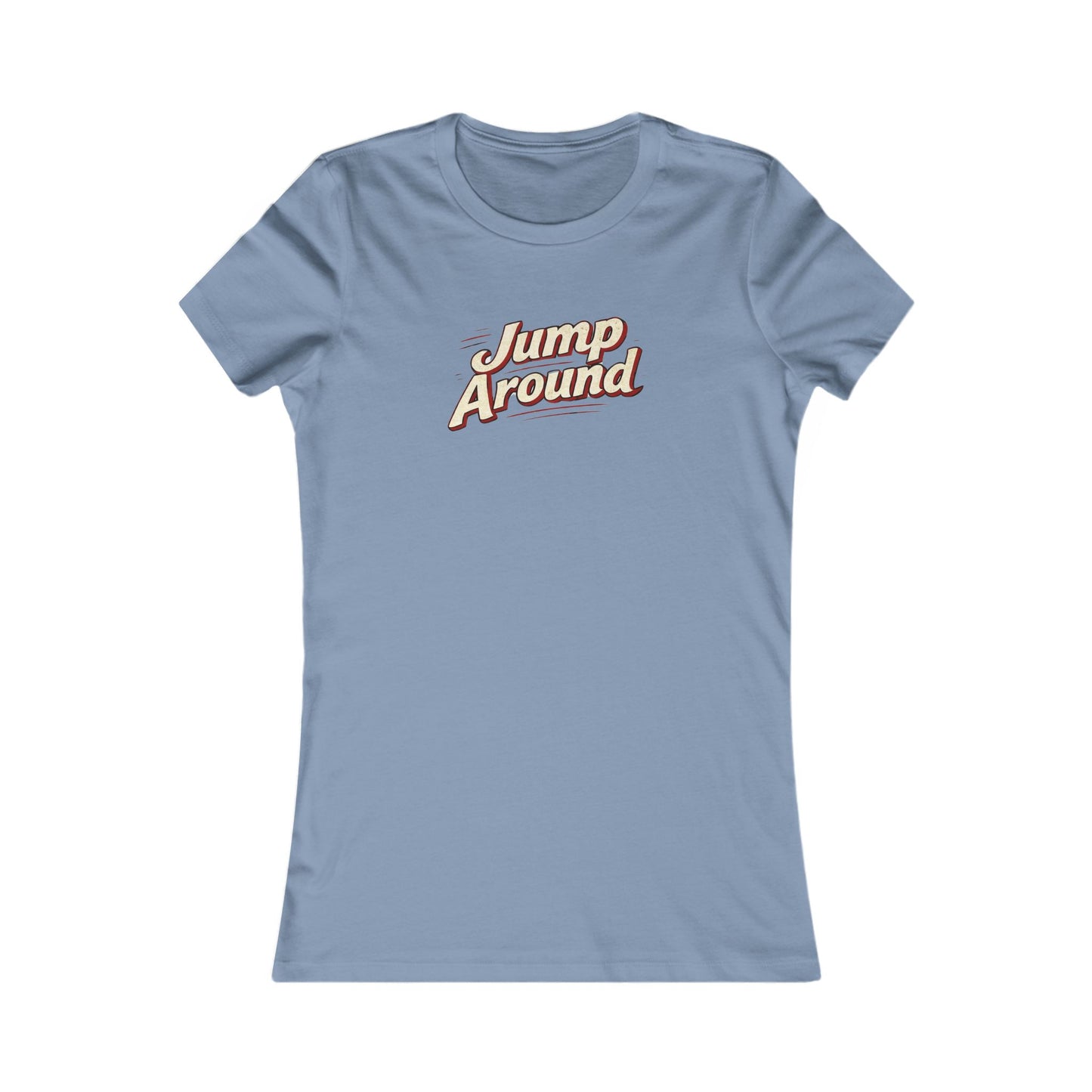 Jump Around Women's Graphic Tee — Retro Script Vintage Vibe MADISON