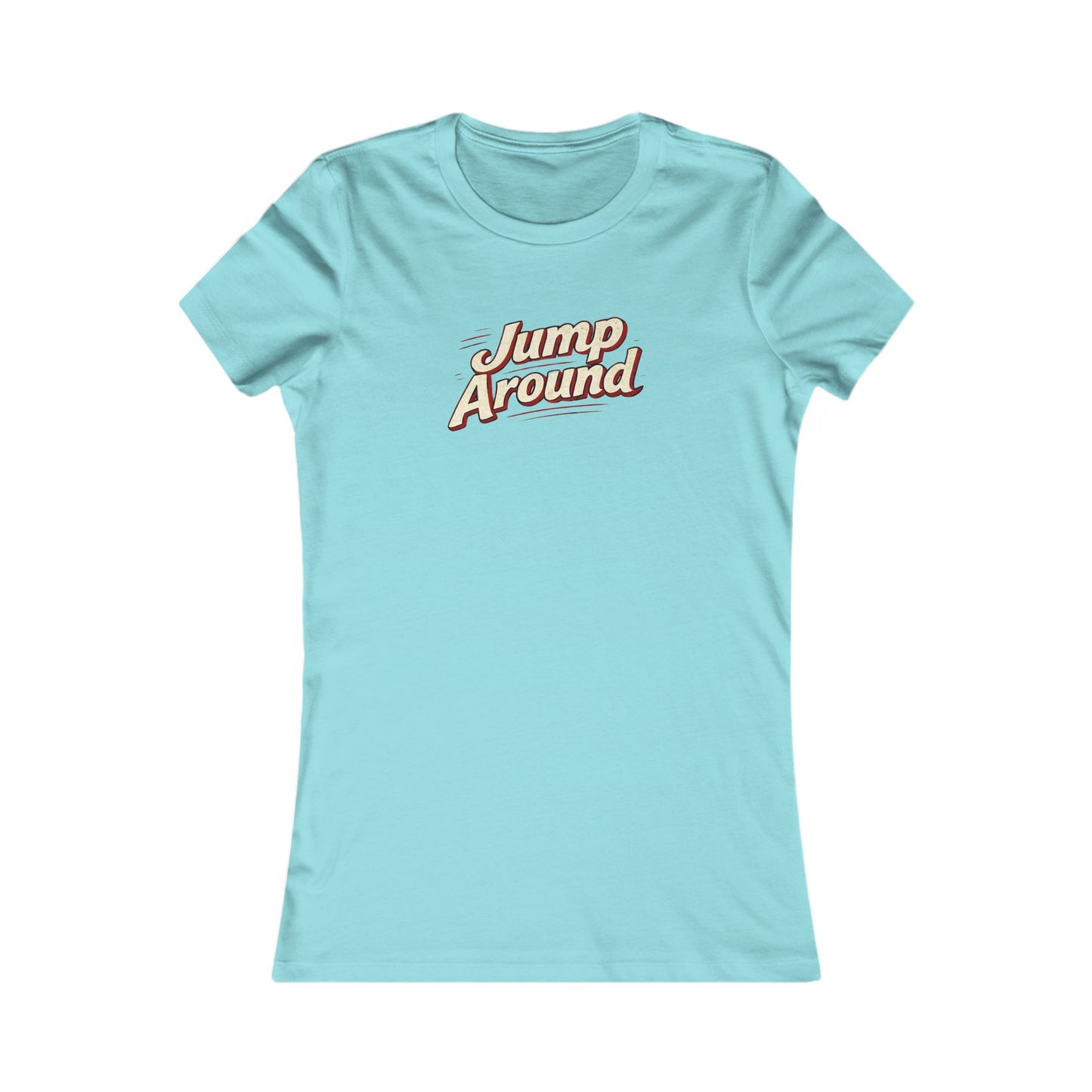 Jump Around Women's Graphic Tee — Retro Script Vintage Vibe MADISON