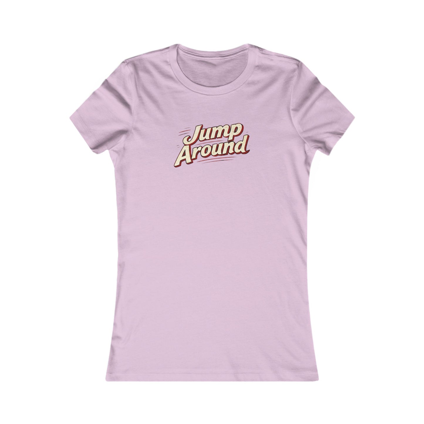Jump Around Women's Graphic Tee — Retro Script Vintage Vibe MADISON